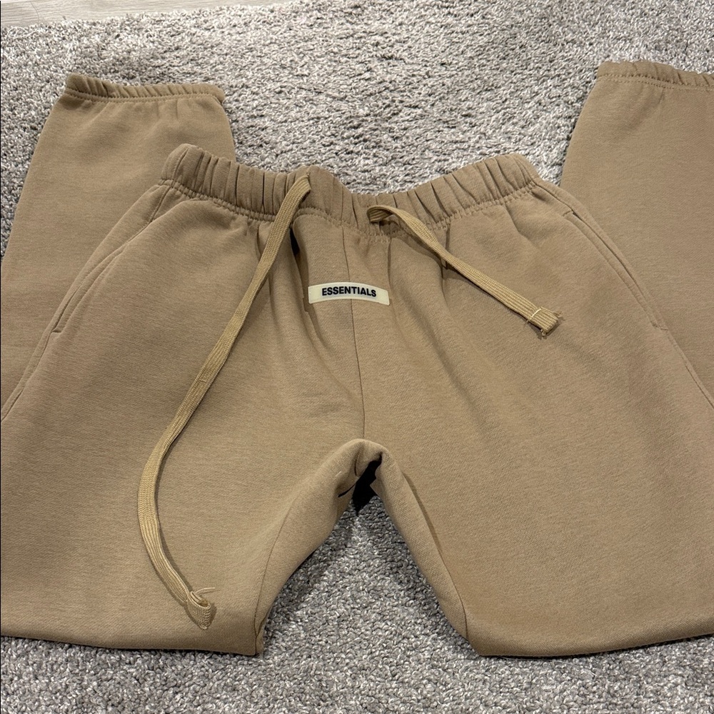 MUST GO THIS WEEK 🔥Essentials  Beige Jogger Pants